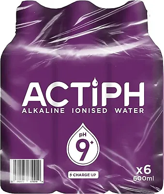 £6.25 • Buy Alkaline Ionised Spring Water PH9+ (6x 600ml)