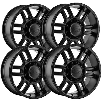 (Set Of 4) Ion 179 17x8 7x150 +10mm Matte Black Wheels Rims 17  Inch • $575.96