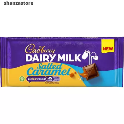 Cadbury Dairy Milk Salted Caramel 120g - Milk Chocolate Bar Pack Of 3 | • £8.49