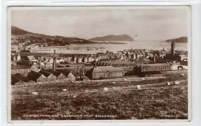 CAMPBELTOWN AND DALINTOBER FROM GALLOWHILL (different): Argyll Postcard (C54685) • £5.95