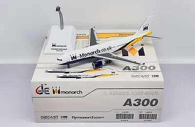Jc Wings Monarch Airlines Airbus A300-600r  1:200 Die-cast Lh2mon319 In Stock • $121.60