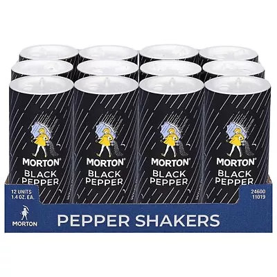 Morton Pepper Shakers (1.2 Oz. 12 Pk.)2pk • $46.32