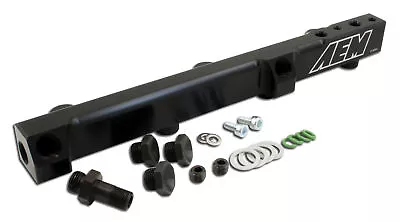 AEM High Volume Aluminum Fuel Rail -6 AN For Honda Accord Prelude F22 H22 H23 • $151.95