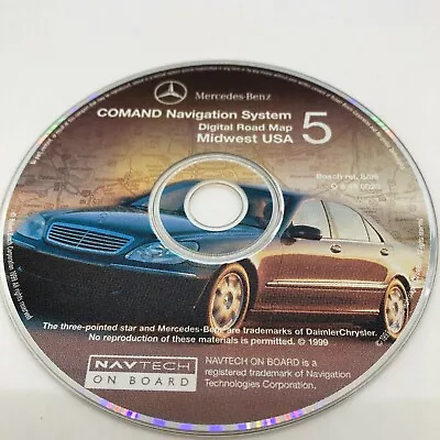 Mercedes Benz Command Navigation Midwest USA Nav Tech System DVD #5 Q6460029 OEM • $9.77