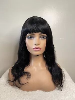 Body Wave Brazilian Human Hair Fringe Bob Wig - 12 Inch • £70