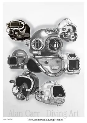 £35 • Buy Siebe Gorman Commercial Diving Helmets