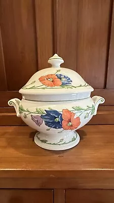 MINT … Villeroy & Boch Amapola - Soup Tureen With Lid (8.6  Ø X 11.3  W X 10  H) • $39.99