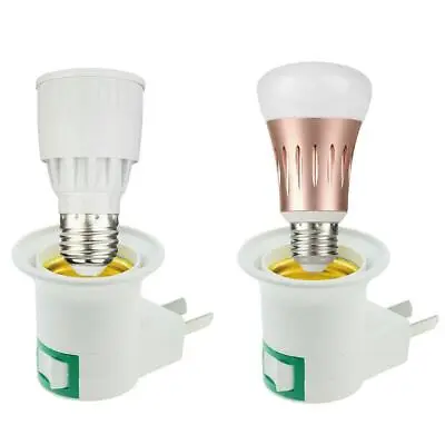 E27 Light Bulb Socket Holder Plug-in Adaptor Screw Wall Plug Lamp USA • $1.54