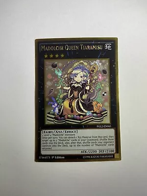£6.30 • Buy Madolche Queen Tiaramisu PGL2-EN045 Gold Rare 1st Edition YuGiOh Card