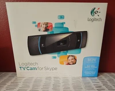 Logitech TV Camera For Skype 720 HD W Carl Zeiss Optics Autofocus Webcam • $79.99