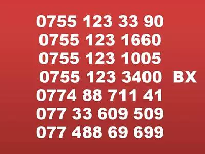 £2.99 • Buy New Vodafone GOLD VIP BUSINESS EASY MOBILE PHONE NUMBER SIM CARD Ee O2 Good UK