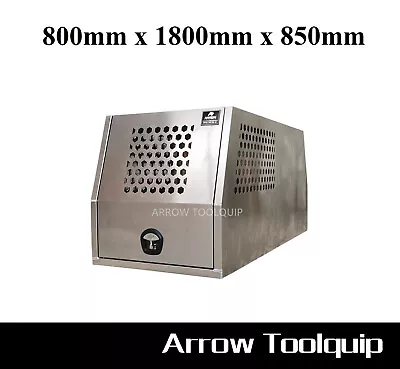 800 X 1800 X 850 Flat Aluminium Dual Cab Ute Canopy Toolbox Flat Alloy Dog Cage • $1250