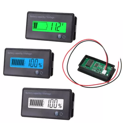 DC12V 24V 72V 84V Golf Cart Battery Meter Battery Capacity Voltage Indicator. • $11.30