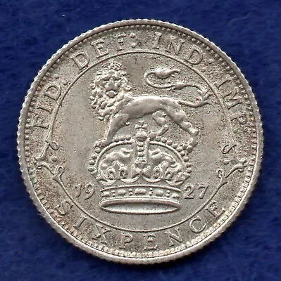 £22 • Buy Great Britain George V 1927 Sixpence, High Grade (Ref. C9616)