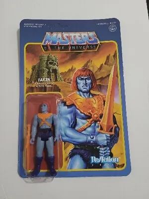 2018 Reaction Masters Of The Universe 3.75'' FAKER MOTU Super 7 Action Figure A4 • $13.50