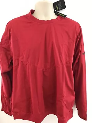 Nike Shield Men's Size XL Rose Whisper Victory Crew Golf Sweatshirt $80 #CI8986 • $27.89