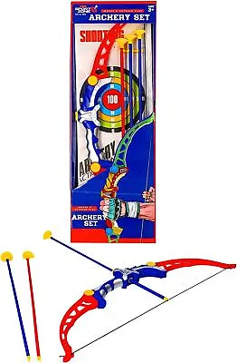 Garden Archery Set Bow & Arrows Target  Outdoor Party Game • £8.99