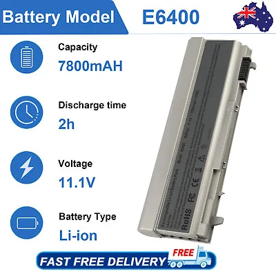 Replace E6400 Battery For Dell Latitude E6410 E6500 E6510 M2400 M4400 M4500 NEW • $29.99