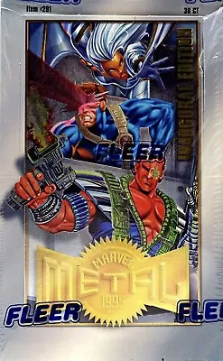 1995 Fleer Marvel Metal Trading Cards Complete Your Set U PICK Marvel Comic • $1.99