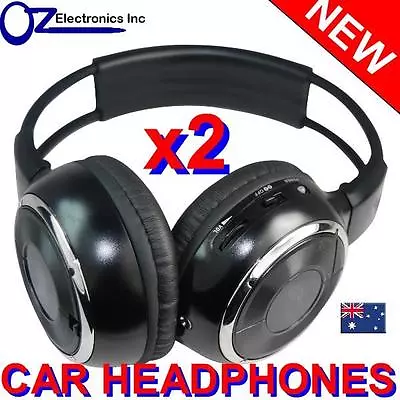 2x UNIVERSAL IR Infrared Headphones Compatible With CLARION IR700 CAR DVD Player • $49