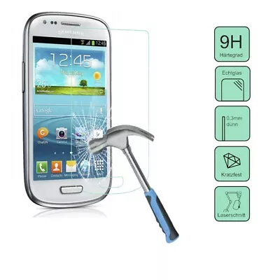 2 Packs Tempered Glass Screen Protector For Samsung Galaxy S III S3 Mini I8190 • £2.99