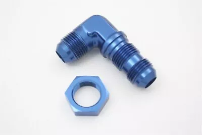 AN-4 AN4 90 DEGREE Bulkhead Car Performance Alloy Fittings With NUT • $9.99