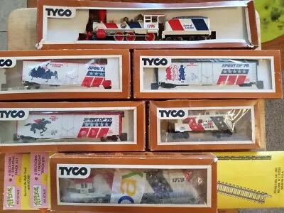 Tyco Train Set HO Vintage Bicentennial Set STEAM LOCO WITH BONUS DIESEL • $61.76