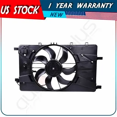 Electric Radiator Fan Assembly For 2011 2012 2013 2014 2015 CHEVROLET CRUZE • $60.39