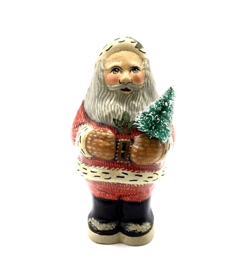 $149 • Buy Vaillancourt Folk Art Jolly American Santa #2000-40