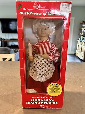 1994 Telco Motion-ettes Of Christmas 14  Animated Mrs. Claus With Music Working • $34.95