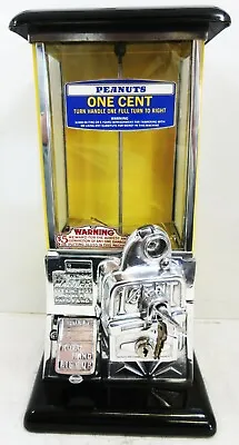 Masters Yellow / Black Penny Operated Candy/Peanut Machine Circa 1930's • $995