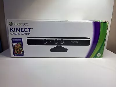 Xbox 360 Kinect Sensor Boxed With Kinect Adventures And Kinect Sports • $14.77