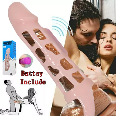 Men Penis Cock Ring Vibrator G-spot Dildo Massager Sex Toys For Women Couples • $9.80