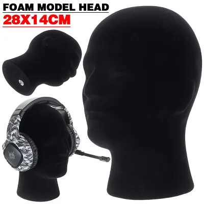 £7.39 • Buy Male Polystyrene Foam Mannequin Manikin Model Head Wigs Cap Display Stand Kit
