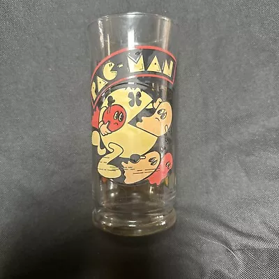 Rare Vintage Original PAC-MAN Drinking Glass 1982. Bally Midway Mfg. Co. Arcade • $4.99
