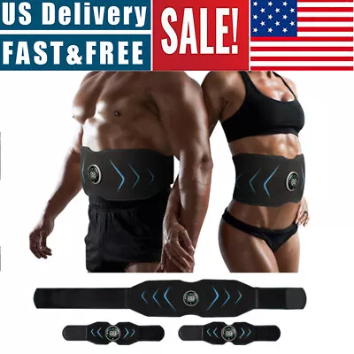 ABS Stimulator Ab Machine Abdominal Exercise Toning Belt Muscle Toner Training • $40.99