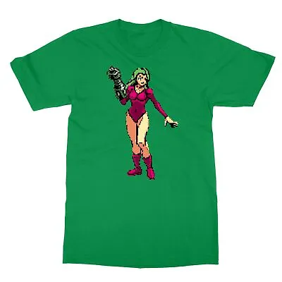 Metroid Justin Bailey No Costume 16 Bit  Classic NES Video Game Men's T-Shirt • $18.49
