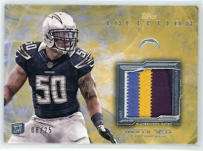 2013 Topps Inception Manti Te'o Rookie 4 Color Jersey Patch /25 ***READ • $7.50