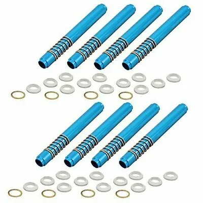 Blue Aluminum Spring Loaded Push Rod Tube Set 8 Vw Bug Ghia Thing Bus Empi 9096 • $110.95