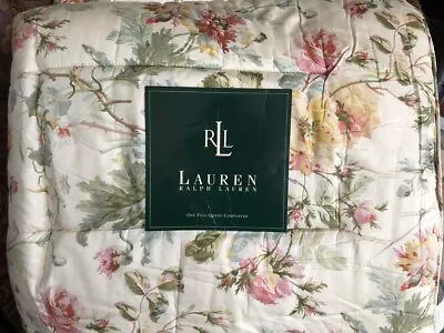 Ralph Lauren WENTWORTH  Floral Queen 4pc Comforter Set New Vintage  Sateen Rare! • $899.99