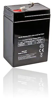 £9.94 • Buy Rechargeable Battery 6 Volt Sealed Lead Acid 6V 4AH 4.5AH 6V4.0