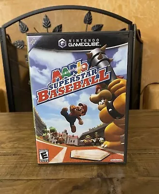 Mario Superstar Baseball Nintendo GameCube - New Cover Art - Clean Disc - Works • $69.99