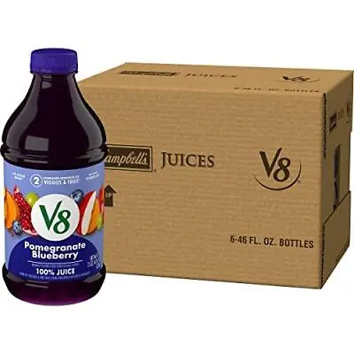 $28.29 • Buy V8 Pomegranate Blueberry, 46 Fl Oz (Pack Of 6)