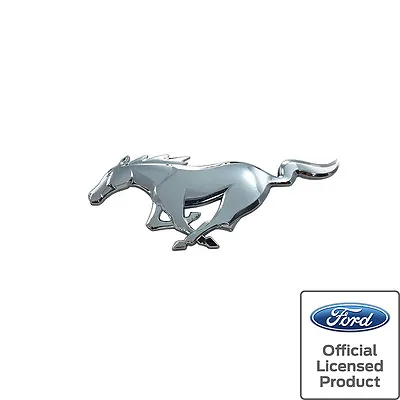 Fits 15-23 Mustang Pony Rear Emblem Chrome Genuine Ford Licensed OEM New  • $44.99
