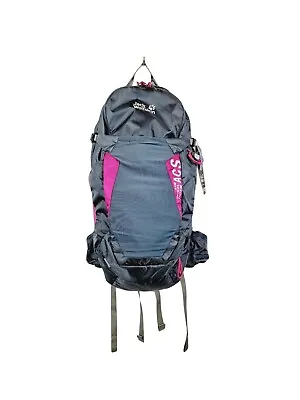 Jack Wolfskin Crosstrail 22L Grey Pink Air Control System Rucksack • £59.99