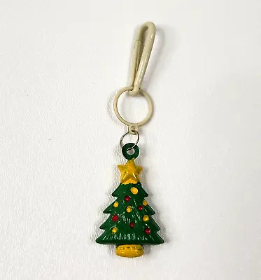 Vintage 1980s Plastic Bell Charm Christmas Tree For 80s Necklace • $24.55