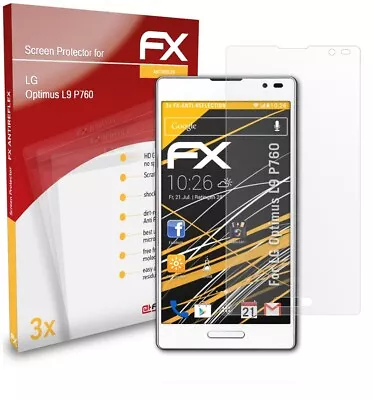 AtFoliX 3x Screen Protection Film For LG Optimus L9 P760 Matt&shockproof • £12.29