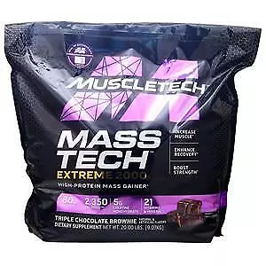 Muscletech Mass Tech Extreme 2000 - Performance Series Triple Chocolate Brownie • $114.39