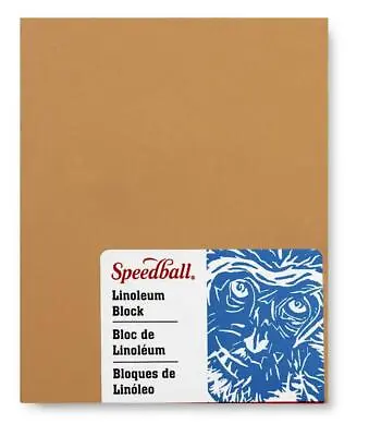 Speedball 4  X 5  Lino Block Smoky Tan • £6.54