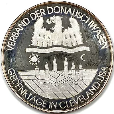 1994 1 Oz Silver 50 Jahre Vertreibung Der Donauschwaben Gedenktage In Cleveland • $85